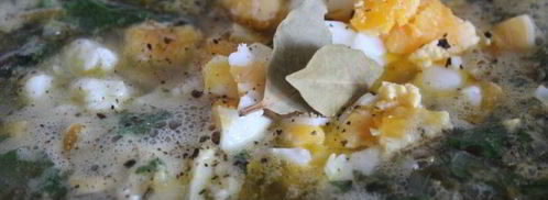 зеленые весенние щи с фрикадельками. Шаг 9