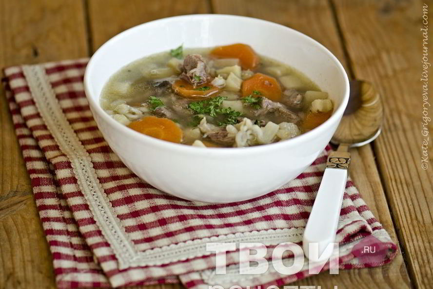 Рецепт шотландский суп из баранины
