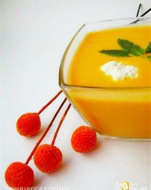 Сливочный крем-суп из тыквы