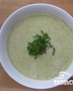 Сливочный суп с брокколи и картофелем