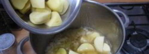 сливочный суп с брокколи и картофелем. Шаг 3