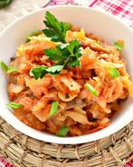 Капустная солянка с грибами