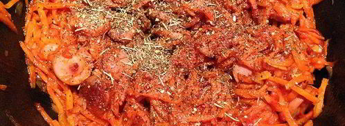 капустная солянка с сосисками. Шаг 3