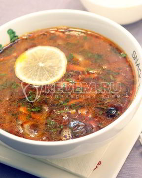 Мясная солянка