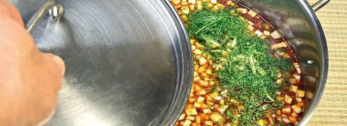 овощная солянка с грибами. Шаг 18