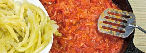 овощная солянка с грибами. Шаг 11