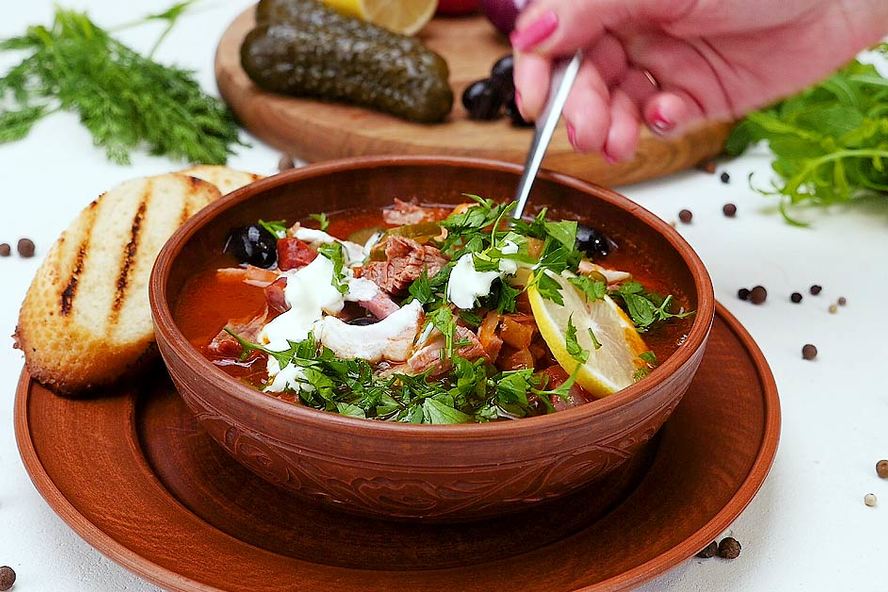 Рецепт сборная мясная солянка