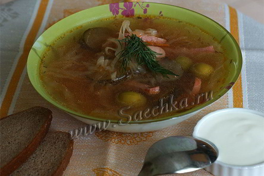 Рецепт сборная солянка