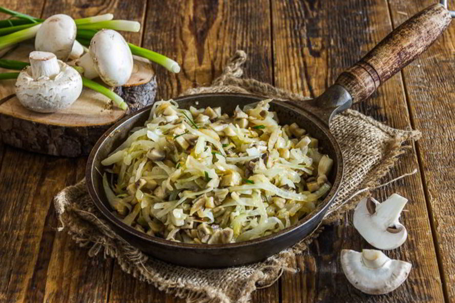 Рецепт солянка из капусты с грибами