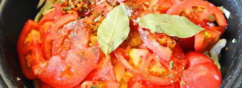 солянка из капусты с сосисками и помидор в мультиварке. Шаг 7