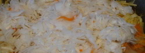 солянка из квашенной капусты с грибами. Шаг 9