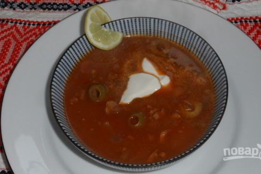 Рецепт солянка постная