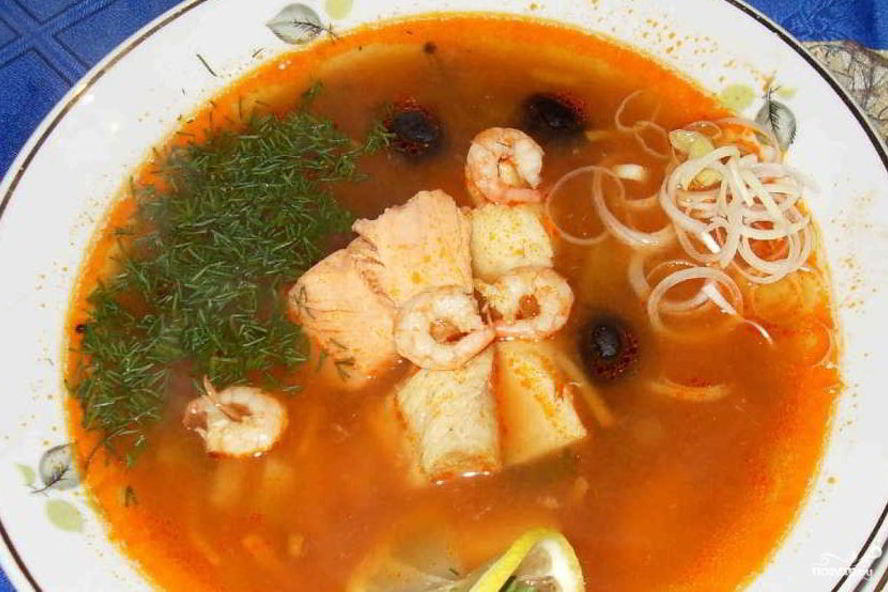 Рецепт солянка рыбная сборная