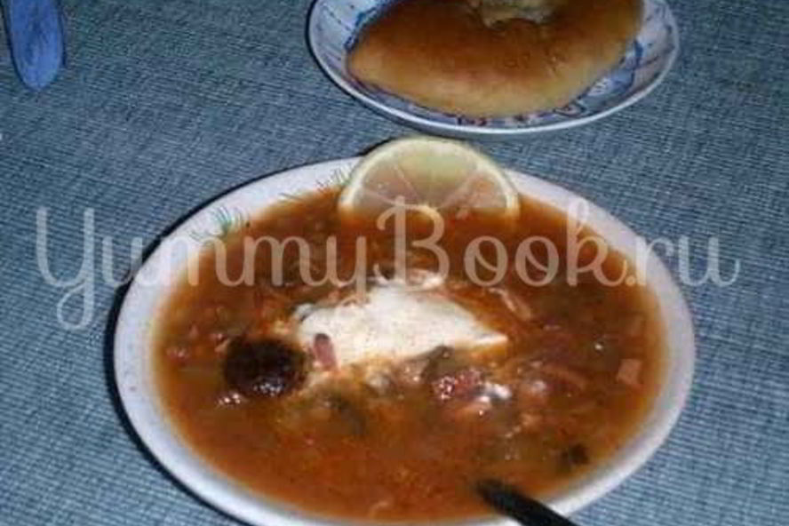 Рецепт солянка с черносливом