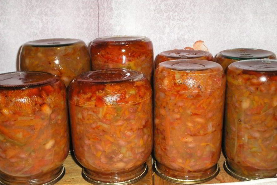 Рецепт солянка с фасолью на зиму