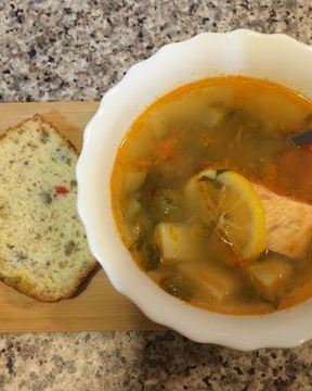 Солянка с каперсами