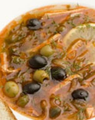 Солянка с копченой курицей