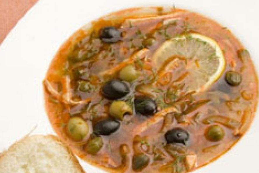 Рецепт солянка с копченой курицей