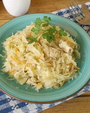 Солянка с курицей