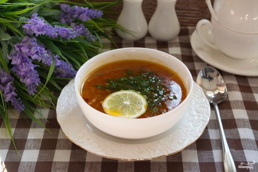 Рецепт солянка сборная мясная классическая