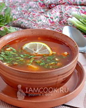 Солянка сборная мясная с картошкой