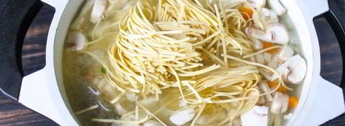 суп грибной с лапшой. Шаг 7