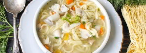 суп грибной с лапшой. Шаг 8