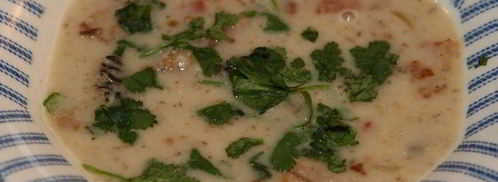 суп из белой фасоли со сморчками. Шаг 10