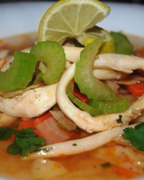 Суп из кальмаров