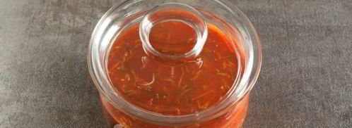 суп из томатного сока. Шаг 8