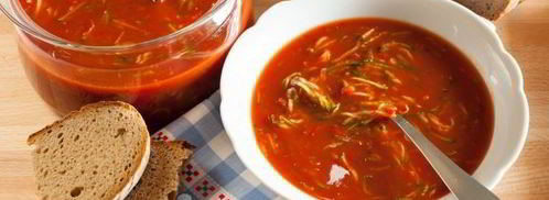 суп из томатного сока. Шаг 9