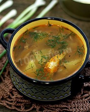 Суп из томатной консервы