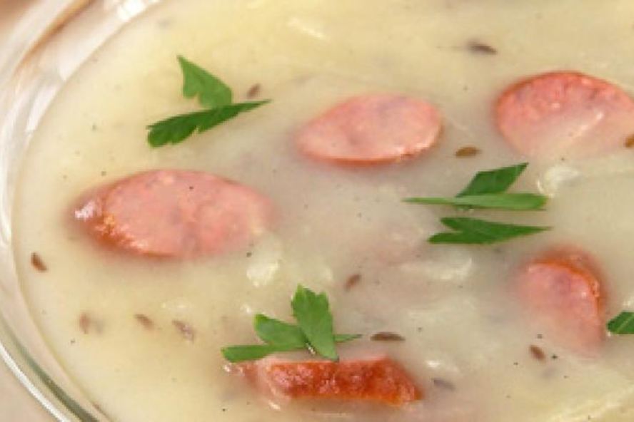Рецепт суп картофельный с колбасками