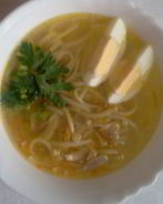 Суп лапша куриная