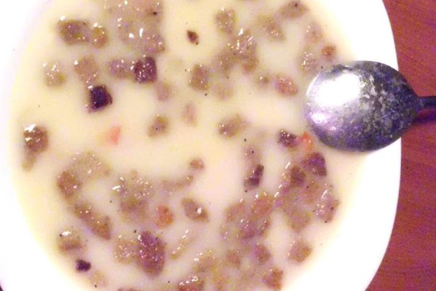 Рецепт белый суп-пюре по-баварски