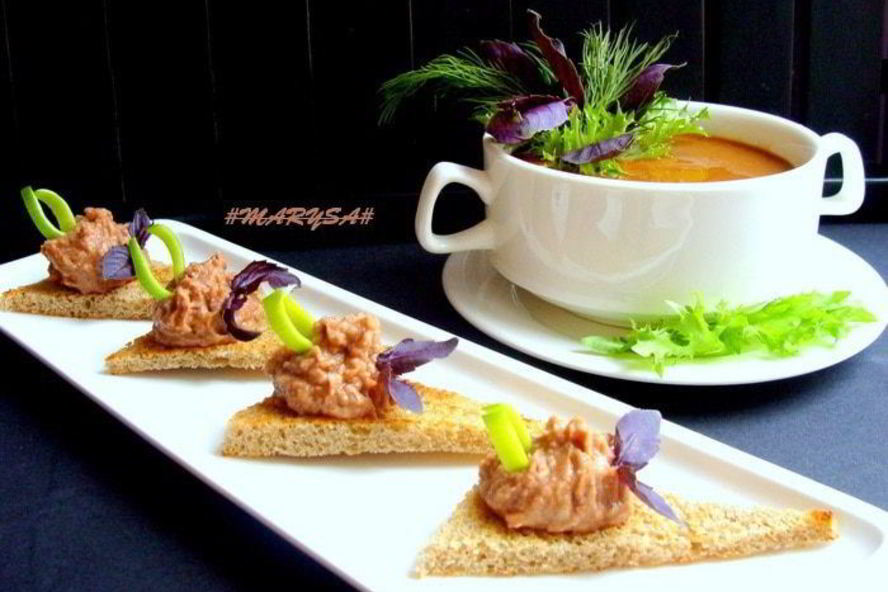 Рецепт фасолевый суп-пюре с сельдереем и морковью