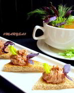 Фасолевый суп-пюре с сельдереем и морковью