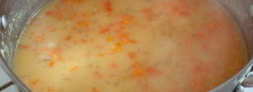 гороховый суп-пюре с беконом. Шаг 6