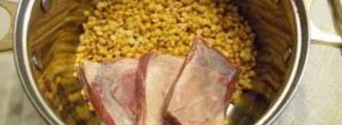 гороховый суп-пюре с мясом. Шаг 2