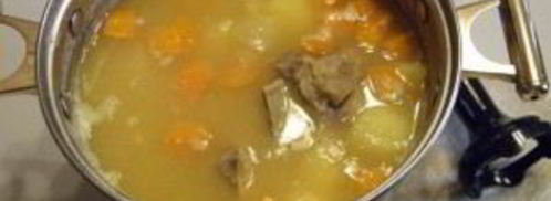 гороховый суп-пюре с мясом. Шаг 5