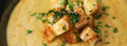 гороховый суп-пюре с сухариками. Шаг 11