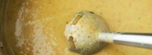 гороховый суп-пюре с сухариками. Шаг 9