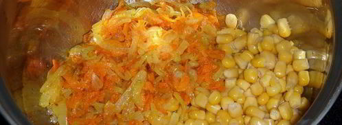 кукурузный суп-пюре с тунцом. Шаг 4