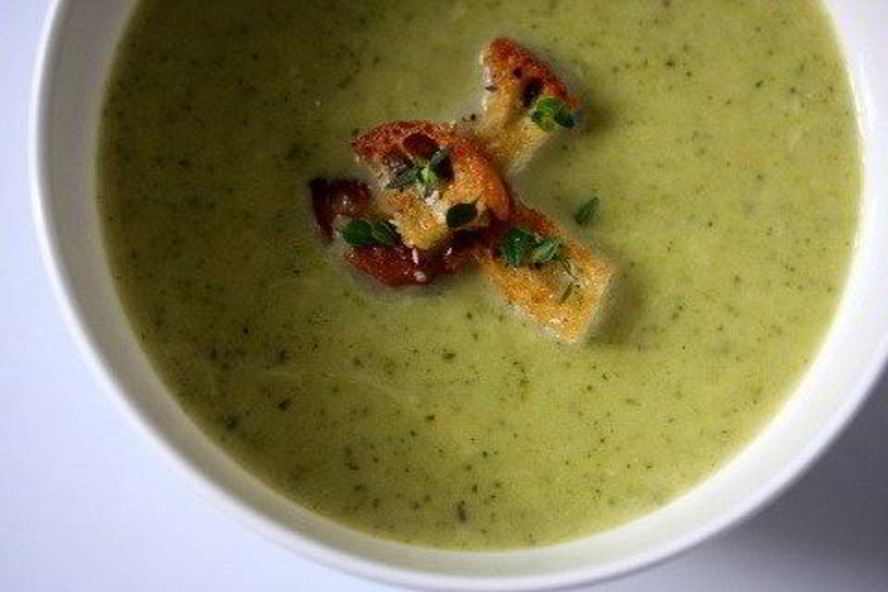 Рецепт куриный суп-пюре с брокколи