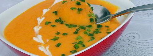 морковный суп-пюре с зеленым луком. Шаг 7