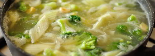 овощной суп-пюре с базиликом. Шаг 3