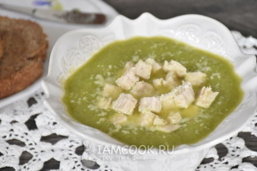 Рецепт овощной суп-пюре с индейкой для детей