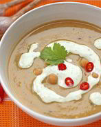 Пряный суп-пюре из нута