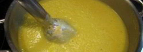 сливочный суп-пюре с курицей. Шаг 8