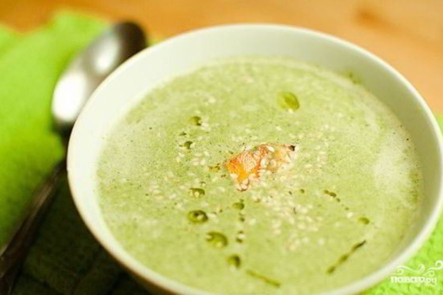 Рецепт суп-пюре из брокколи без картофеля
